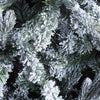 Albero di natale innevato Praga Slim in PVC di Altissima qualità + Flock