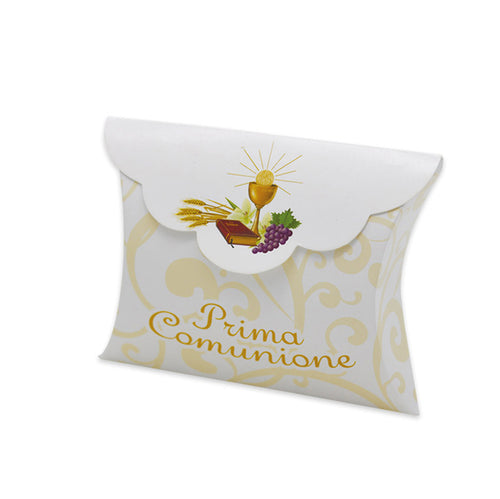 25 Scatoline Portaconfetti 10X8X3Cm Comunione Big Party