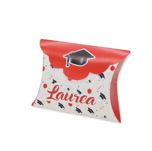 25 Scatoline Portaconfetti 10X8X3Cm Laurea Big Party