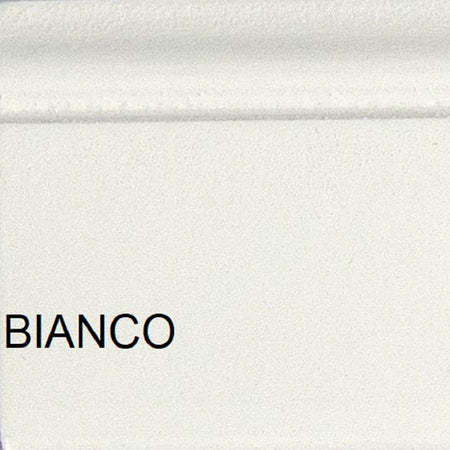 MOBILI 2G - Madia credenza 4 porte legno shabby bianco e noce 205x45x98