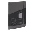 Taccuino C/Elast. Ecoqua Plus Spiral. A5 70Fg. Righe Antracite Fabriano