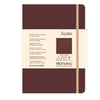 Taccuino C/Elast. Ispira Cop. Rigida F.To A5 96Fg. Puntinato Marrone Fabriano