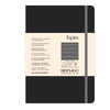 Taccuino C/Elast. Ispira Cop. Rigida F.To A5 96Fg. A Righe Nero Fabriano