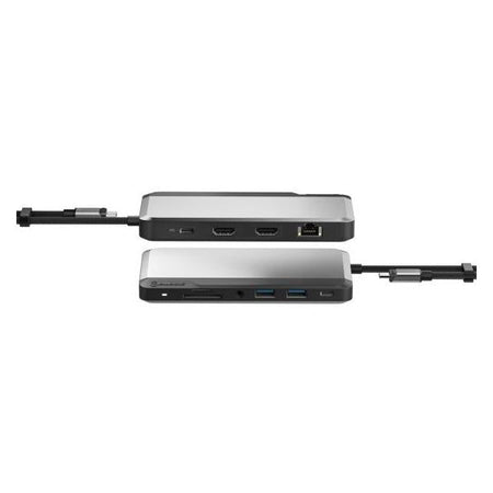 ALOGIC U1CSH-SGR replicatore di porte e docking station per laptop Cablato USB 3.2 Gen 1 [3.1 Gen 1] Type-C Grigio (Alogic USB-C Dual Display Dock - MX2 Lite HDMI Edition)