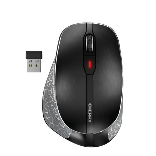 CHERRY MW 8C ERGO mouse Mano destra RF senza fili + Bluetooth Ottico 3000 DPI (CHERRY MW 8C ERGO - Mouse - ergonomic - optical - 6 buttons - wireless - 2.4 GHz, Bluetooth 4.0 - USB wireless receiver