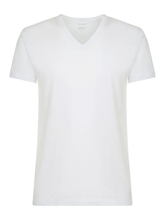 T-Shirt Ragno 601418 - Maglia Scollo a V in Puro Cotone Jersey - Confezione 2 Pezzi