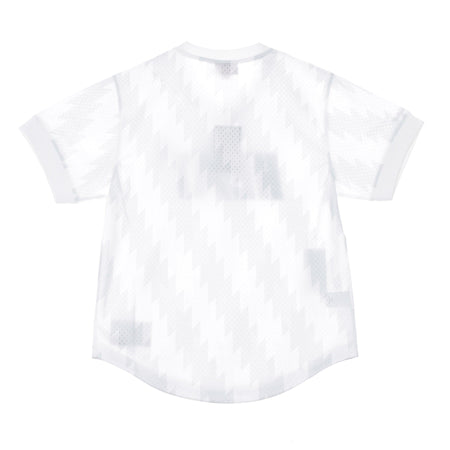 MITCHELL &amp; NESS Casacca Uomo Nba Wordmark Mesh V-neck Miahea Original Team Colors da uomo