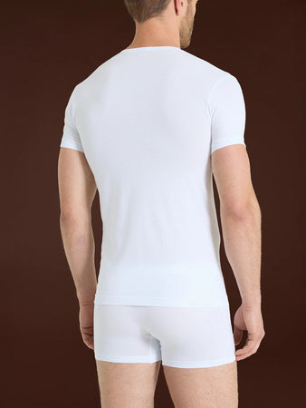 T-Shirt Ragno 601418 - Maglia Scollo a V in Puro Cotone Jersey - Confezione 2 Pezzi