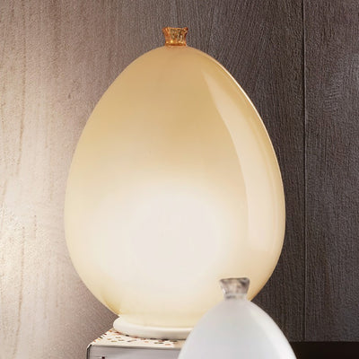 Abat-jour vetro Due P Breath 2691 LG E27 LED lampada tavolo moderna classica