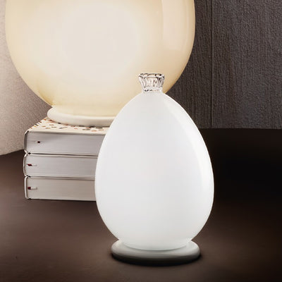 Abat-jour vetro Due P Breath 2691 LP E14 LED lampada tavolo moderna classica