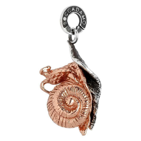 Bottega Boccadamo - PENDENTE Con Lumaca Placcata Oro Rosa