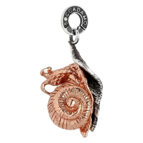 Bottega Boccadamo - PENDENTE Con Lumaca Placcata Oro Rosa