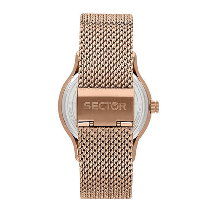 Orologio SECTOR uomo 660 datario bracciale acciaio oro rosa / nero