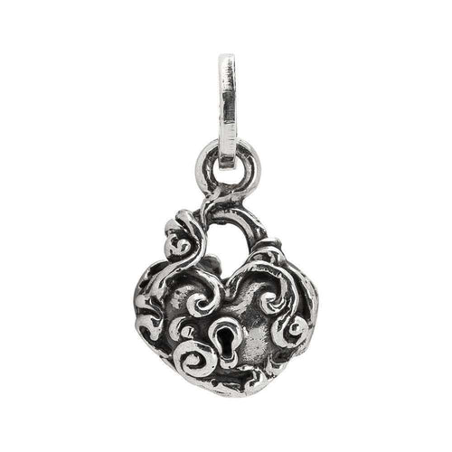 Bottega Boccadamo - PENDENTE Con Cuore E Decoro Barocco
