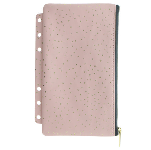 Pochette C/Zip Per Organiser A5 E Personal Confetti Rosa Filofax