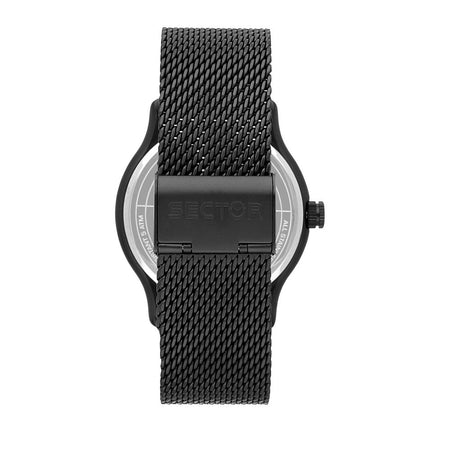 Orologio SECTOR uomo 660 datario bracciale acciaio nero / verde