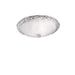 Plafoniera classica DUE P FROST 2699 PLP E27 LED vetro graniglia cristallo lampada soffitto