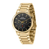 Orologio CHRONOSTAR uomo Polaris multi funzione acciaio dorato / nero