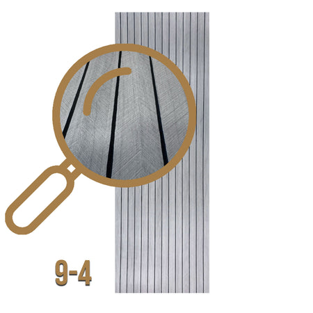 Rotolo Pannello ACUSTICO (1,8mq) a Lamelli AUTOADESIVO in PET rivestito in PVC - mis. 2,8x600x3000mm Vari Decori - Eternal Parquet