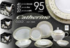 95 pezzi servizio piatti Catherine GOLD art ELE 720444 Cose di Casa Servizio per la tavola da 95 pezzi con servizio the e caffè servizio piatti L'Orchidea - Siderno, Commerciovirtuoso.it