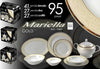 95 pezzi servizio piatti Mariella GOLD art ELE 720437 Cose di Casa Servizio per la tavola da 95 pezzi con servizio the e caffè servizio piatti L'Orchidea - Siderno, Commerciovirtuoso.it