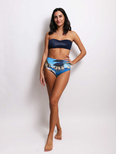 Costume Bikini Donna a Fascia Fantasia Sirena