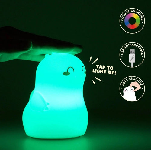 Legami, Luce notturna per Bambini, 4 Colori, Tema Dino