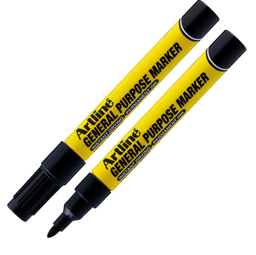 Marcatore Permanente Speciale Multiuso P. Tonda 1,5Mm Nero Artline