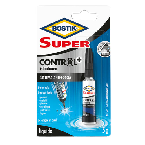 Colla Istantanea Universale Bostik Super Control 5G C/Sistema Antigoccia