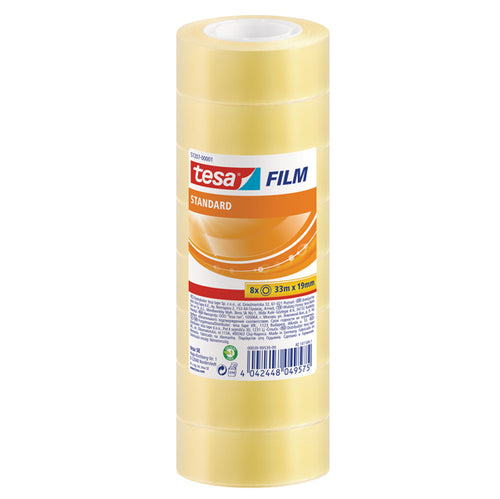 Torre 8 Nastri Adesivi Tesafilm 33Mx19Mm Tesa
