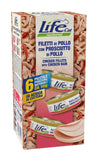Life Cat Natural Multipack Filetti di Pollo con Prosciutto di Pollo per Gatti 6x50 gr