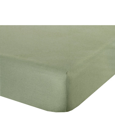 Lenzuolo letto sotto lenzuola con angoli in cotone made in italy SALVIA