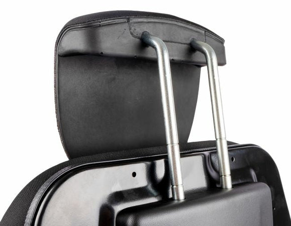 Sedile Activo Standard in tessuto nero con molleggio meccanico e braccioli