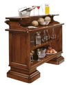MOBILE BAR ARTE POVERA LEGNO DI PIOPPO TINTA NOCE 131x47x103 (1223)