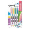 Astuccio 4 Pennarelli Punta Scalpello S-Note Colori Assortiti Sharpie