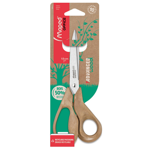 Forbici Asimmetriche Advanced Wood 18Cm Maped