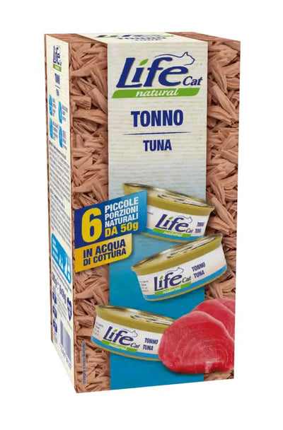 Life Cat Natural Multipack Tonno per Gatti 6x50 gr