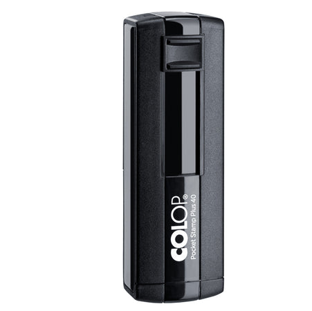 Timbro Pocket Stamp Plus 40 23 X 59 Mm - 6 Righe Autoinchiostrante Nero Colop