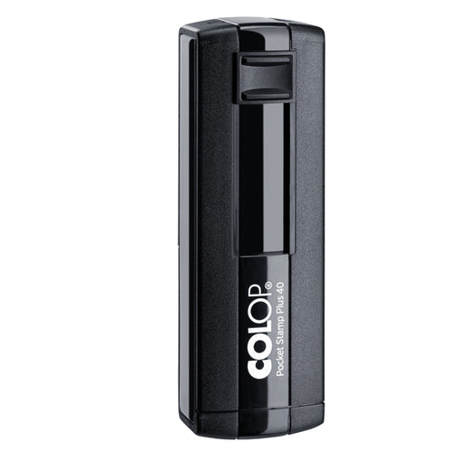 Timbro Pocket Stamp Plus 40 23 X 59 Mm - 6 Righe Autoinchiostrante Nero Colop