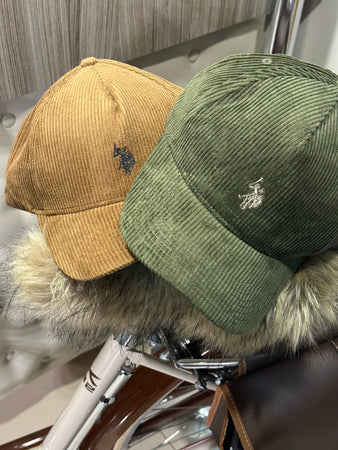 Cappello Armas velluto a coste logo