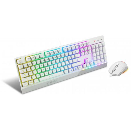 Tastiera e Mouse Gaming USB Meccanica Vigor GK30 Retroilluminata Colore Bianco (Layout Italiano)