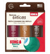 Kong Ricarica Teeth Cleaning Gel Refill Variety Pack per Dental Ball