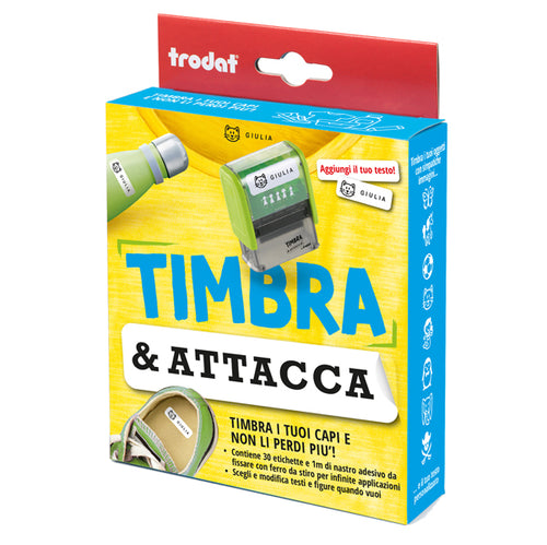 Kit Timbraattacca Per Stampa Su Tessuti Ed Etichette Trodat