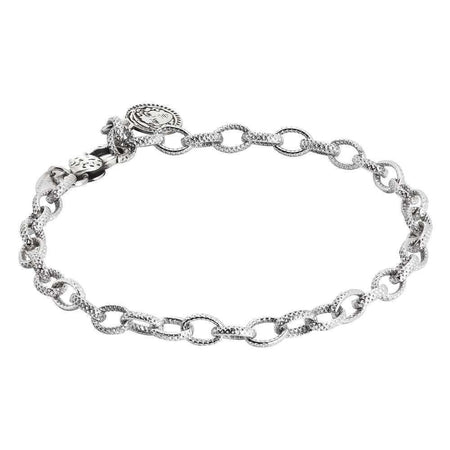 Bracciale Per Charms Da Aggancio A Maglie Decorate. Misura Piccola-Bottega Boccadamo