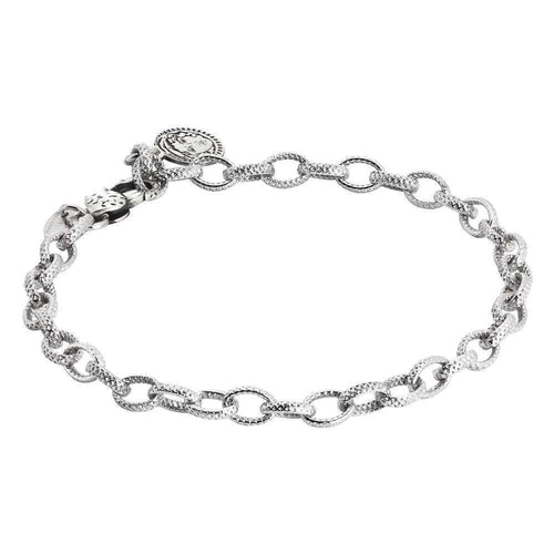 Bracciale Per Charms Da Aggancio A Maglie Decorate. Misura Piccola-Bottega Boccadamo