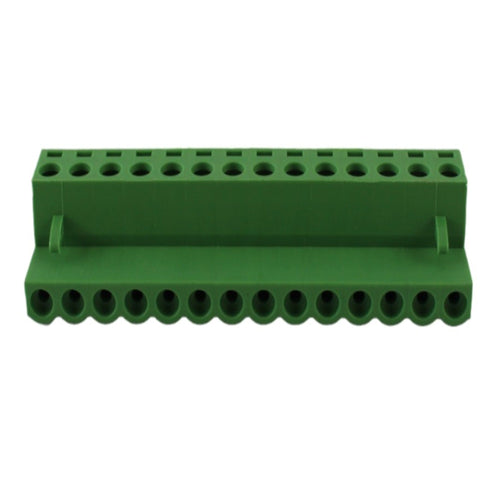 Connettore per PCB ingresso cavi dx femmina 90 14 poli passo 5,00mm Aleyay