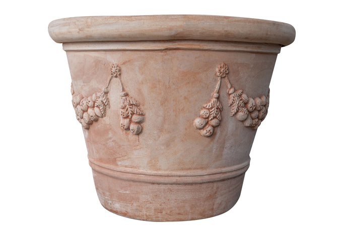 Biscottini Vaso Orcio Conca Terracotta Toscana Antigeliva Biscottini Artigianale 103x75
