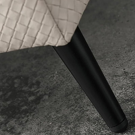 Cassapanca Pouf Contenitore Pelle Ecologica Divanetto Contenitore 80x40 H45cm Beige