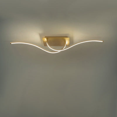 Plafoniera moderna Fratelli Braga SCIA 2127 PL2 LED metallo lampada soffitto parete