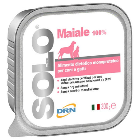 DRN Solo Maiale Alimento Monoproteico per Cane e Gatto